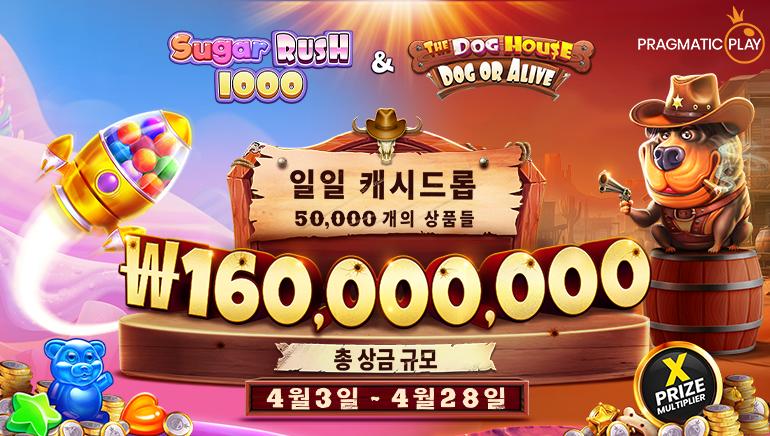 스릴을 만끽하라! 예스벳88 카지노 "슈가 러쉬 1000 & 더 독 하우스 – 독 오어 얼라이브" 프로모션